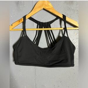 Lululemon Black Strappy Back Sports Bra